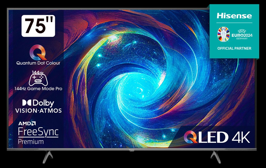 75e7kq Pro   75" Diagonal Klasse E7kq Pro Series Led Bagbelyst Lcd Tv   Qled   Smart Tv   Vidaa   4k Uhd (2160p) 3840 X 2160   Hdr   Quantum fra Hisense