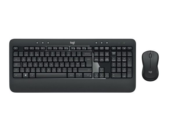 ® | Mk540 Advanced   Tastatur Og Mus Sæt   Trådløs   2.4 Ghz   Nordisk fra Logitech