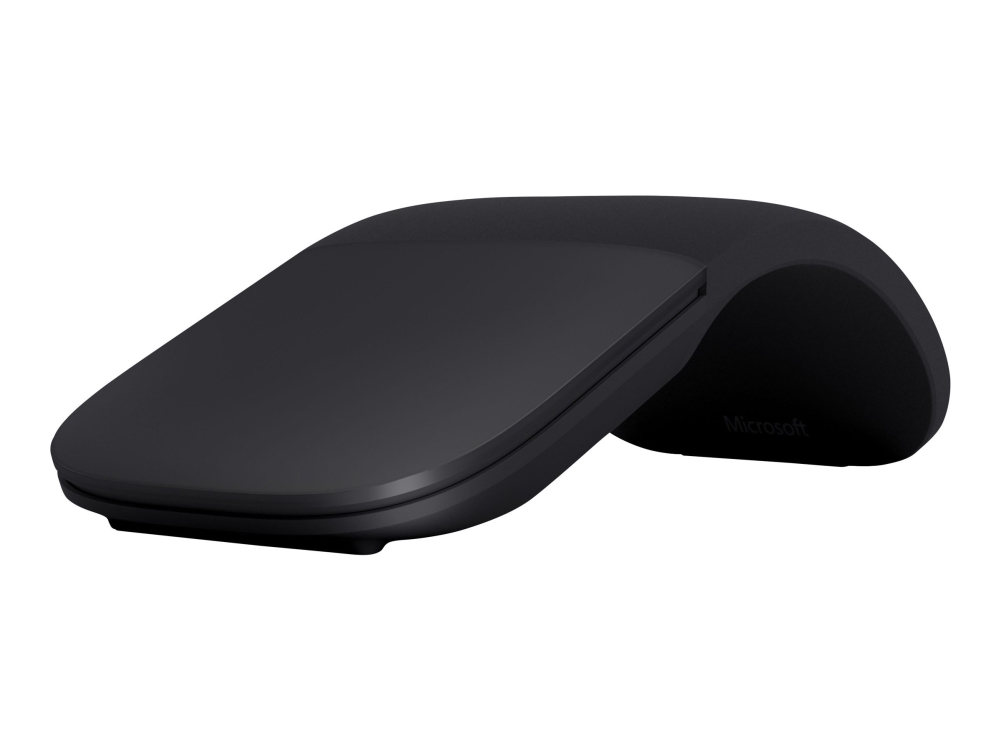 Surface Arc Mouse   Mus   Optisk   2 Knapper   Trådløs   Bluetooth 4.1   Sort   Kommerciel   For Surface Pro 7 fra Microsoft