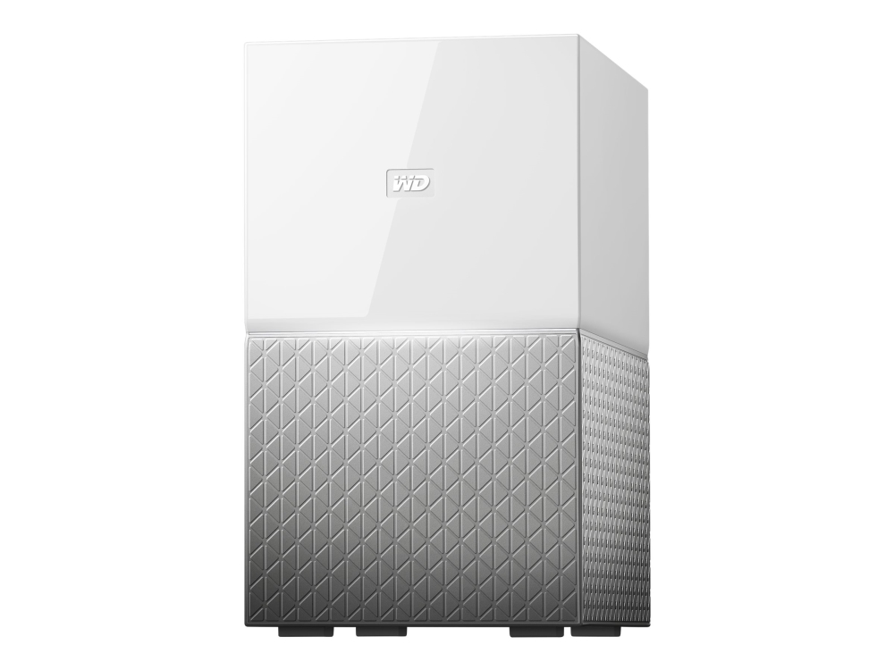 Wd My Cloud Home Duo Wdbmut0080jwt   Personlig Cloud Opbevaringsenhed   8 Tb   Hdd 4 Tb X 2   Gigabit Ethernet fra Western Digital