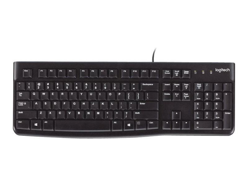 ® | K120   Tastatur   Usb   Nordic   Sort fra Logitech