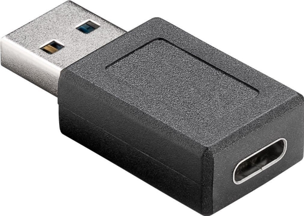 45400, Usb C, Usb A, Sort fra Goobay