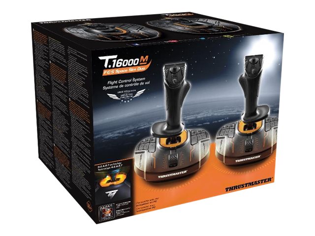 T.16000m Fcs Space Sim Duo   Joystick   16 Knapper   Kabling (pakke Med 2) fra Thrustmaster