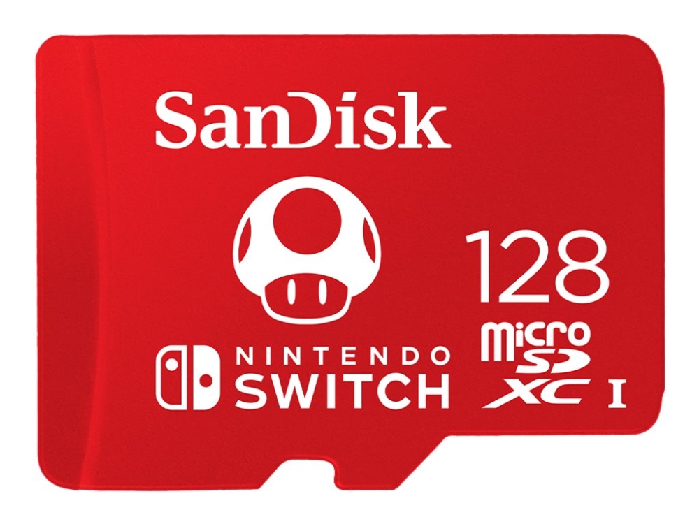 Flashhukommelseskort   128 Gb   Uhs I U3   Microsdxc Uhs I   For Nintendo Switch fra Sandisk