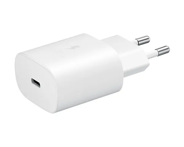 ® | Ep Ta800   Fast Charging Wall Charger   25 Watt   3a   Usb C   Hvid fra Samsung