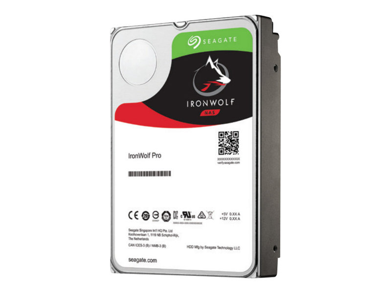 Ironwolf Pro St4000ne001   Harddisk   4 Tb   Intern   3.5"   Sata 6gb S   7200 Rpm   Buffer: 256 Mb   Med 2 års Rescue Data Recovery Service fra Seagate