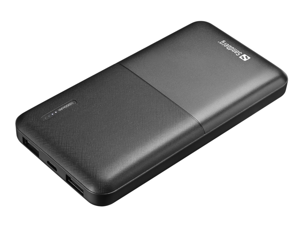 Saver Powerbank 10000 Mah 2.4 A 2 Output Stikforbindelser (usb) fra Sandberg