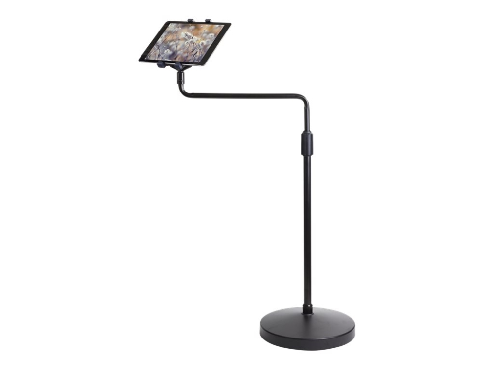 Arm 445   Stativ   For Tablet   Sort   Skærmstørrelse: 7" 10.2"   Gulvstående fra Deltaco