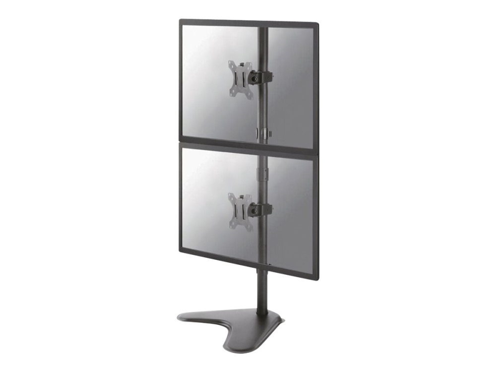 Neomounts Fpma D550ddv   Stativ   For 2 Lcd Displays   Sort   Skærmstørrelse: 10" 32"   Skrivebordsstander, Skrivebordsmonterbar fra Newstar