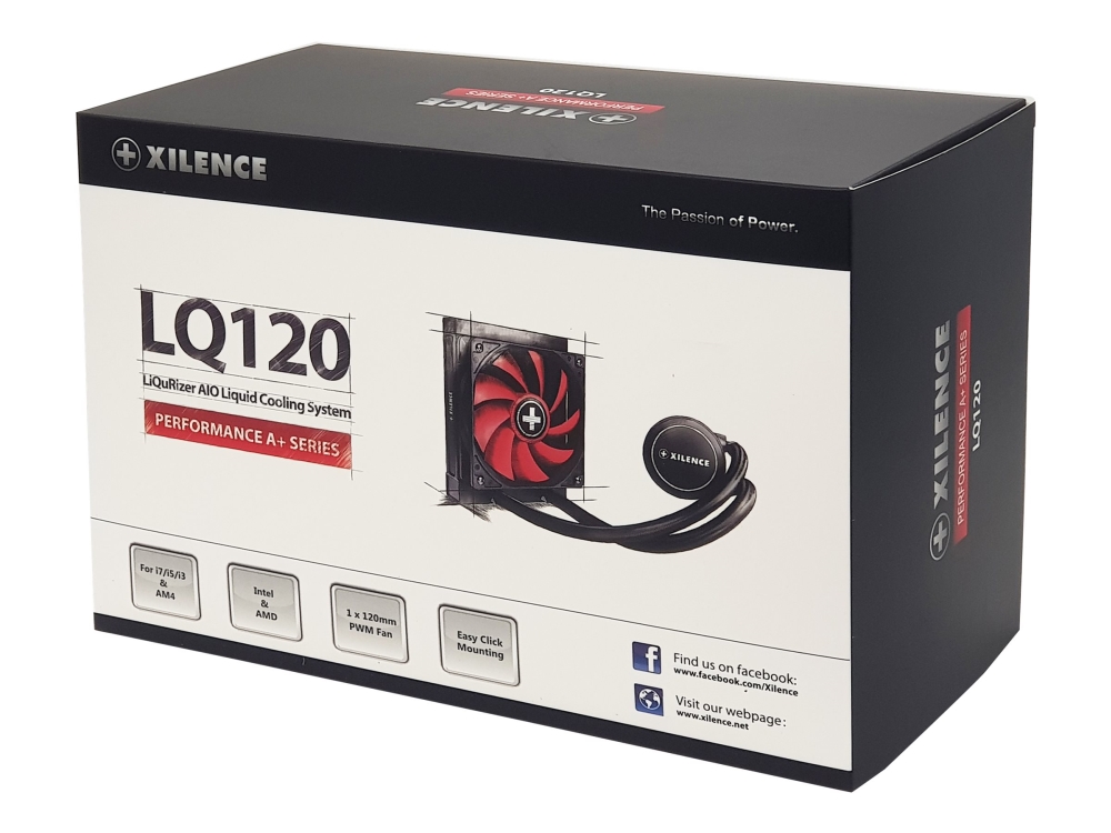 Xilence Performance A+ Series Liqurizer Lq120   Processors Flydende Kølesystem   (for: Lga1156, Am2, Am2+, Lga1366, Am3, Lga1155, Am3+, Lga2011, Fm1, fra Xilence Technology