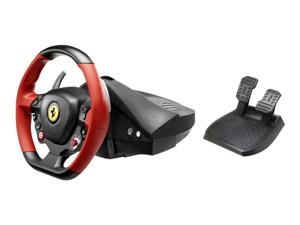 Ferrari 458 Spider   Rat Og Pedalsæt   Kabling   For Microsoft Xbox One fra Thrustmaster