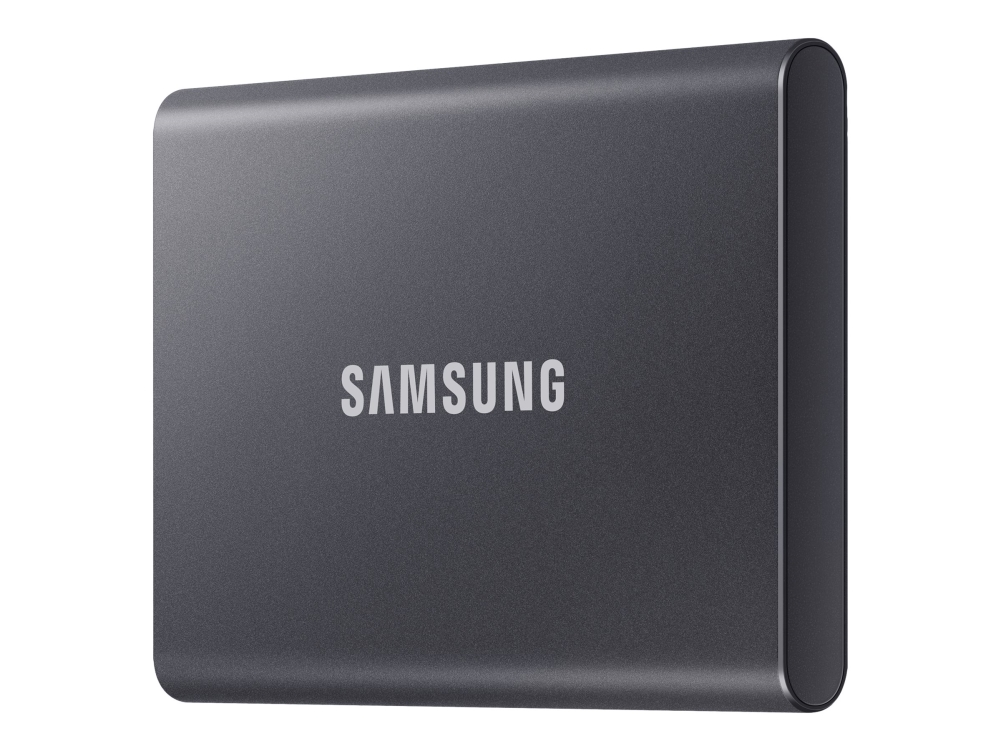 T7 Mu Pc1t0t Ssd Krypteret 1 Tb Ekstern (bærbar) Usb 3.2 Gen 2 (usb C Stikforbindelse) 256 Bit Aes Titan Grå fra Samsung