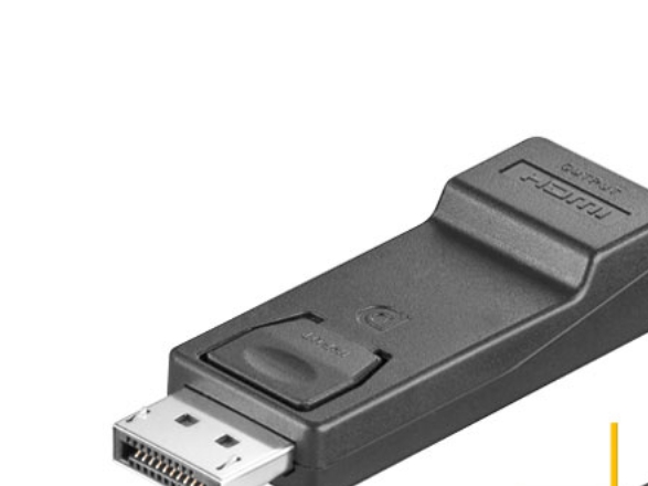 Hdmi Displayport Adapter, Displayport, Hdmi, Sort fra Goobay