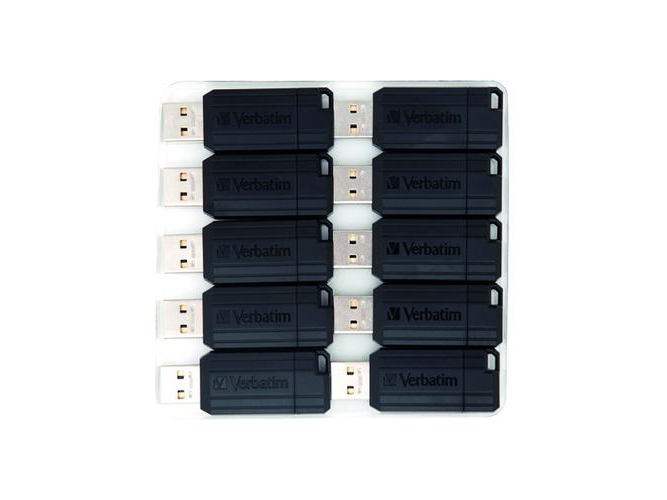 Bulk Usb Pinstripe Business Pack (10 X 16gb) fra Verbatim