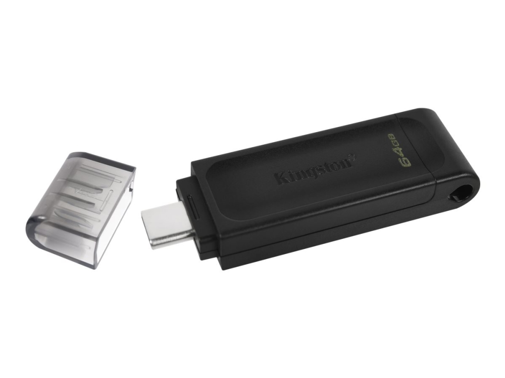 Kingston Datatraveler 70   Usb Flashdrive   64 Gb   Usb C 3.2 Gen 1 fra Kingston Technology