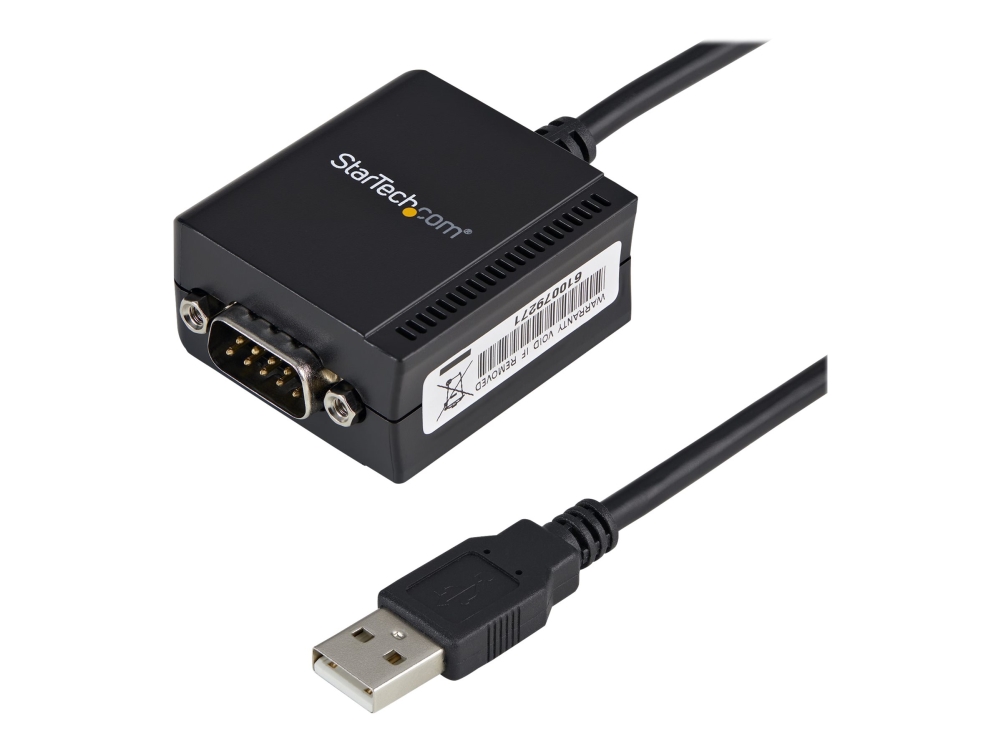 Usb To Serial Adapter   1 Port   Usb Powered   Ftdi Usb Uart Chip   Db9 (9 Pin)   Usb To Rs232 Adapter (icusb2321f)   Seriel Adapter   U fra Startech.com