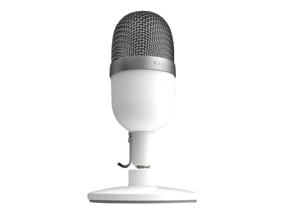 Seiren X Condenser Streaming Microphone, Mercury White, Wired fra Razer