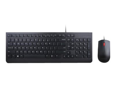 Essential Wired Keyboard And Mous fra Lenovo