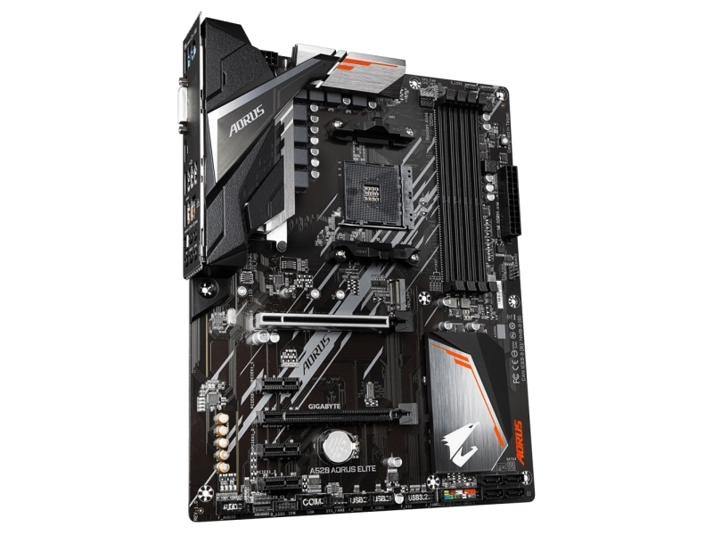 Gigabyte A520 Aorus Elite [atx Am4, A520m, 3rd Gen Amd Ryzen, 120gb, 4x Ddr4 Dimm, 4733 Mhz, M.2] fra Gigabyte Technology