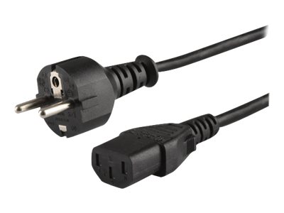 Cl 138   Strømkabel   2 Polet (han) Til Power Iec 60320 C13   250 V   3 A   1.8 M   Sort fra Savio
