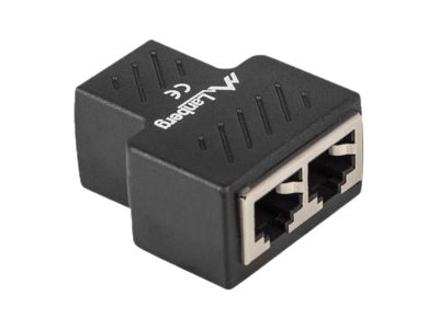 Netværk Splitter   Rj 45 (hun) Til Rj 45 (hun)   Stp fra Lanberg