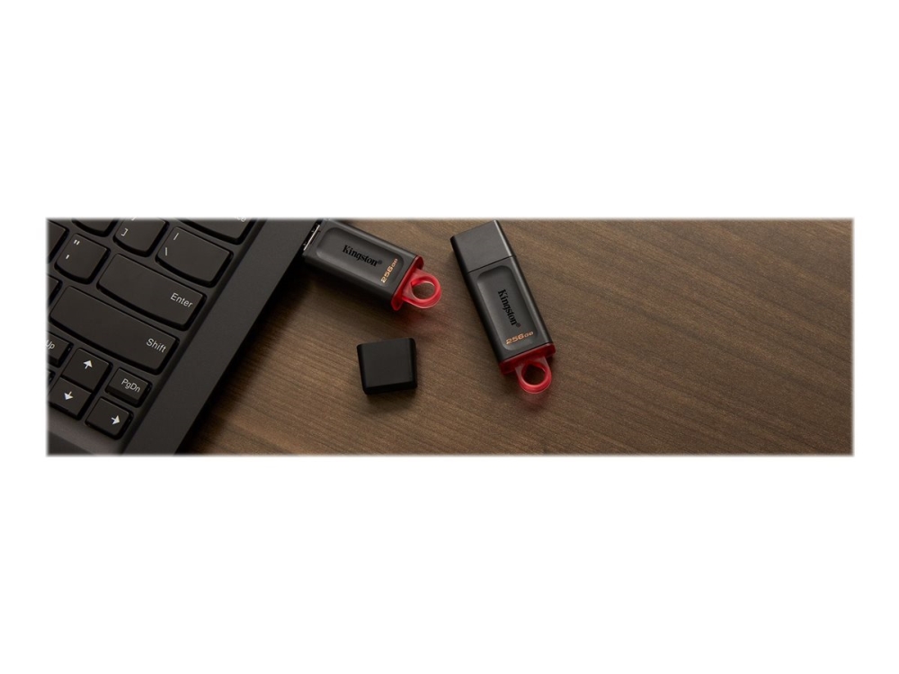 Kingston | Datatraveler Exodia   Usb Flashdrive   256 Gb   Usb 3.2 Gen 1   Sort Pink fra Kingston Technology