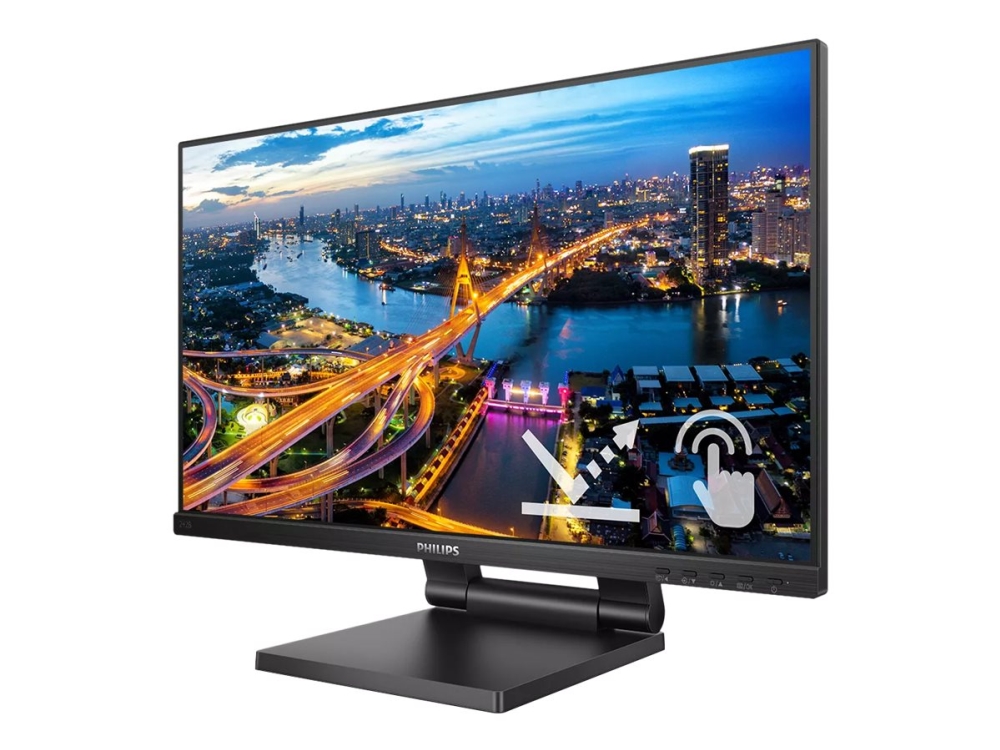 242b1tc 01 23.8inch Ips Wled 1920x1080 P Cap In Cell Touch Hdmi Displayport 3x Usb 3.2 fra Philips