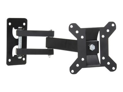 Lb 200   Beslag   Fuld Bevægelse Justerbar Dobbeltarm   For Lcd Tv   Stål   Sort   Skærmstørrelse: 17" 32"   Monteringsgrænseflade: Op Til 100 fra Libox