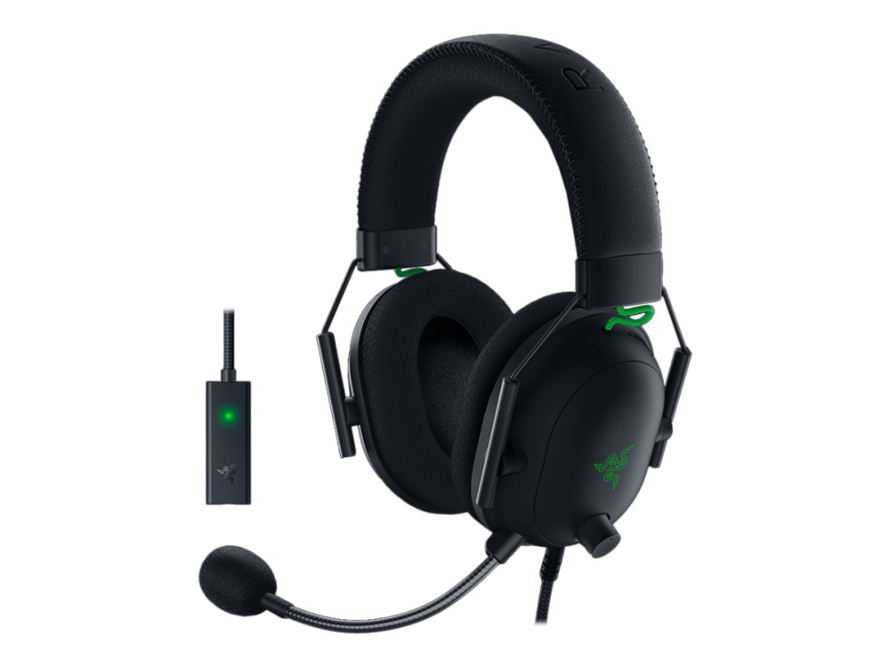 Blackshark V2   Special Edition   Headset   Fuld Størrelse   Kablet   3,5 Mm Jackstik   Støjisolerende fra Razer