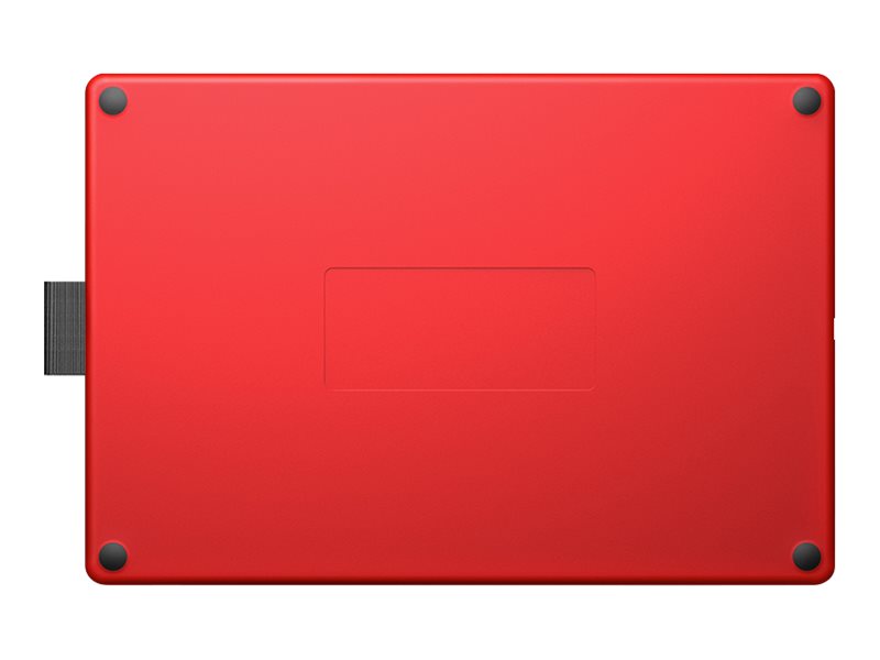 One By     Digitizer   Højre  Og Venstrehåndet   15.2 X 9.5 Cm   Elektromagnetisk   Kablet   Usb   Sort, Rød fra Wacom