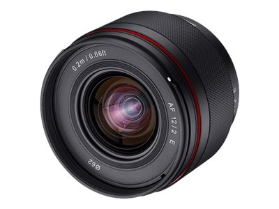 Af   Vidvinkel Objektiv   12 Mm   F 2.0   Sony E Mount   For Sony Cinema Line  A Vlogcam  A1  A6700  A7 Iv  A7c  A7c Ii  A7cr  A7r V  A7s Iii fra Samyang