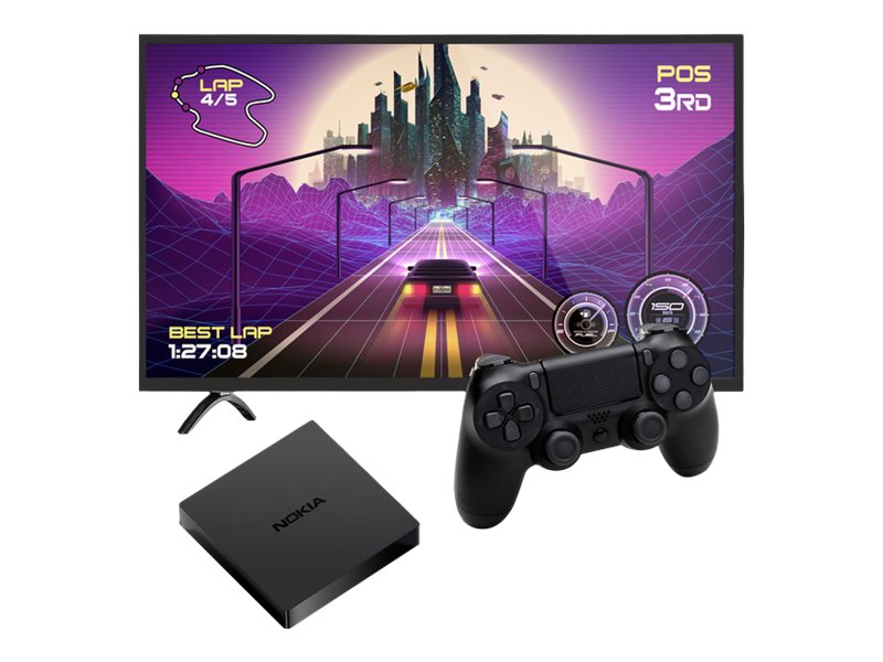 Streaming Box 8000 [4k Ultra Hd Tv, Adgang Til Mere End 7000 Apps Via Google Play, Bluetooth Fjernbetjening Medfølger] fra Nokia