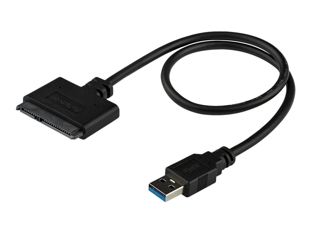 Sata To Usb Cable Usb 3.0 To 2.5" Sata Iii Hard Drive Adapter External Converter For Ssd Hdd Data Transfer (usb3s2sat3cb) Lagrings fra Startech.com
