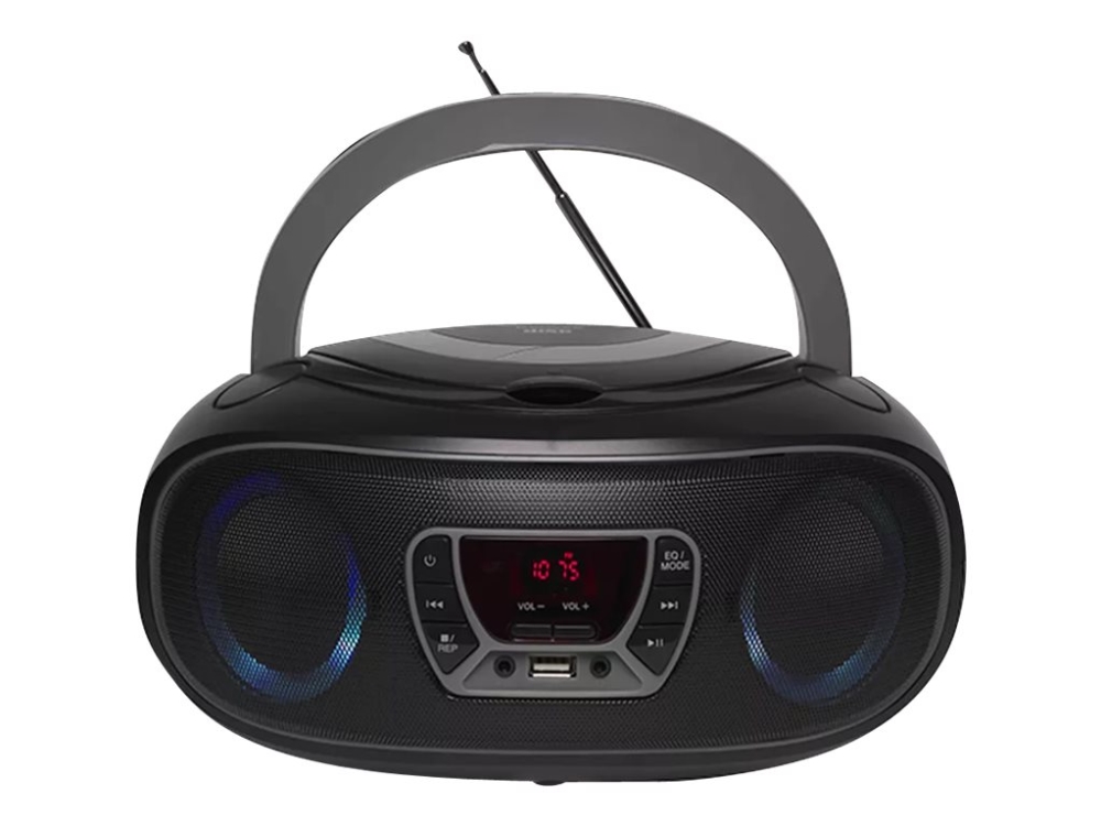 Tcl 212bt   Boombox   4 Watt   Grå fra Denver