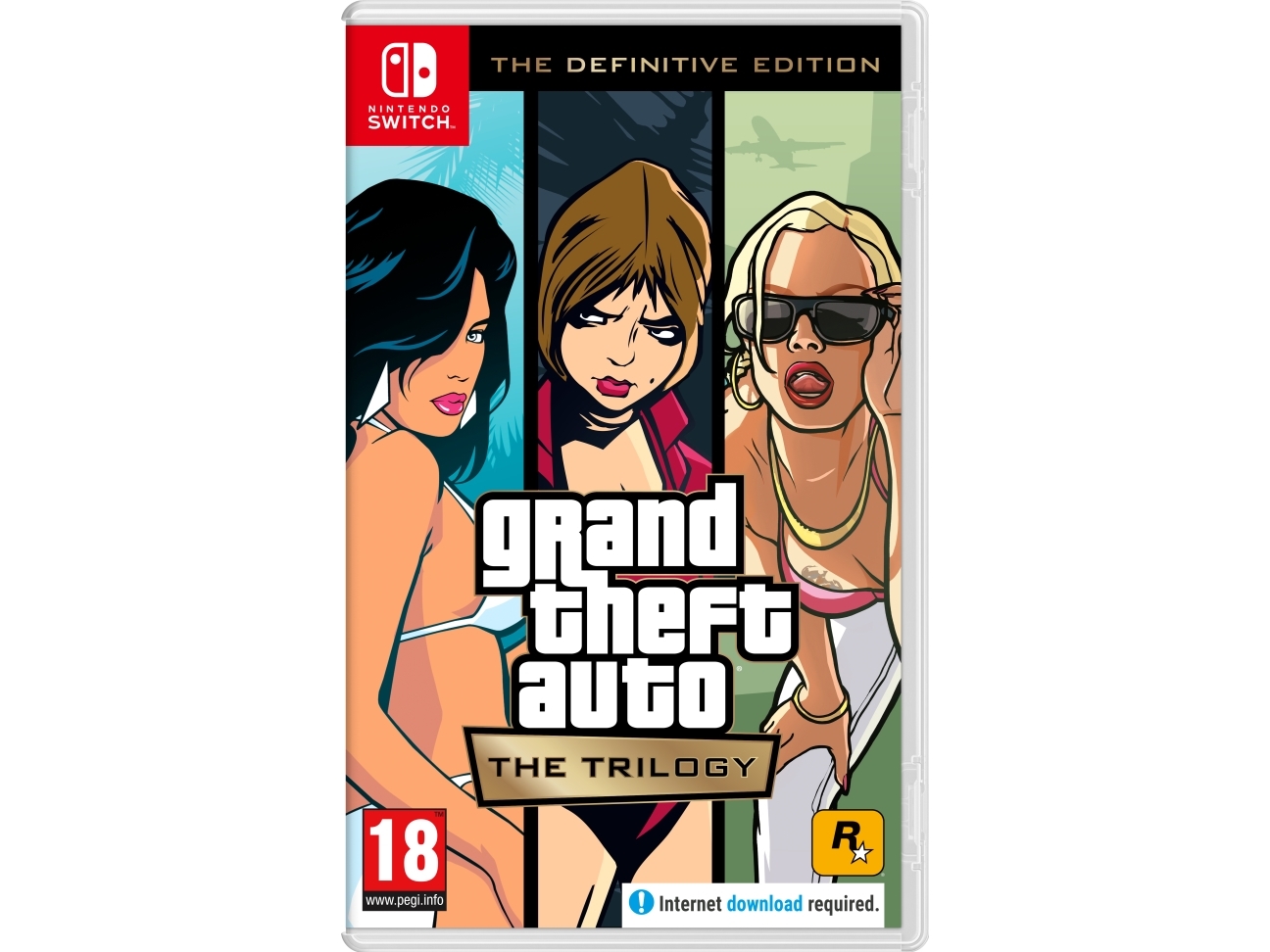Grand Theft Auto: The Trilogy  The Definitive Edition,   Switch, M (moden) fra Nintendo