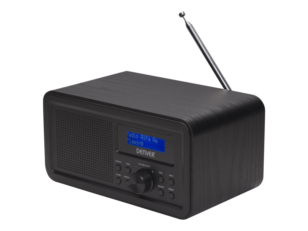 Dab 30   Dab Bærbar Radio   1 Watt   Sort fra Denver