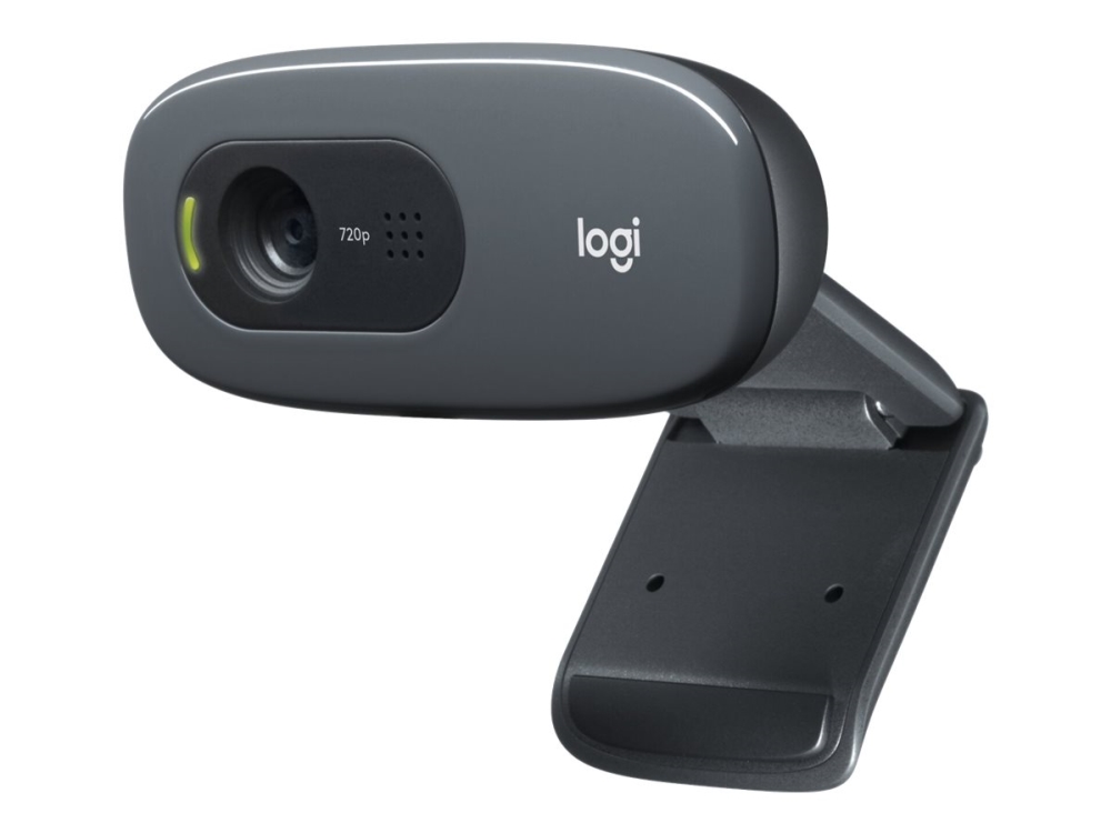 Hd Webcam C270   Webcam   Farve   1280 X 720   Lyd   Usb 2.0 fra Logitech