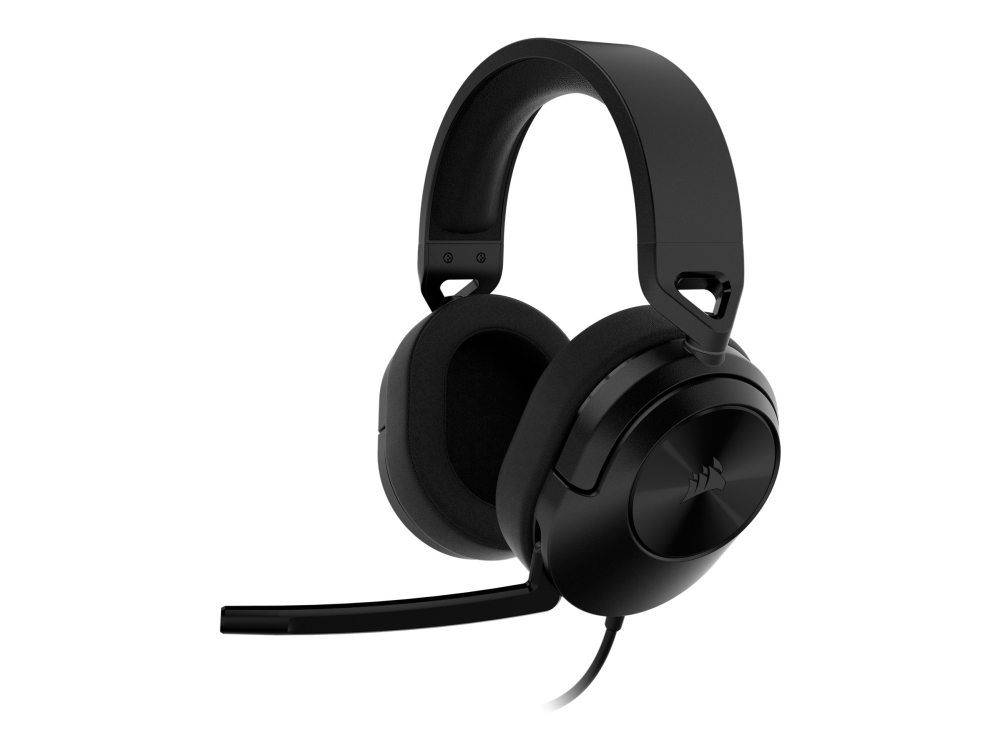 Corsair Gaming Hs55 Stereo   Headset   Fuld Størrelse   Kablet   3,5 Mm Jackstik   Kulsort fra Corsair Microsystems