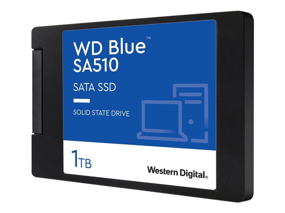 Wd Blue Sa510 Wds100t3b0a Ssd 1 Tb Intern 2.5" Sata 6gb S Blå fra Western Digital