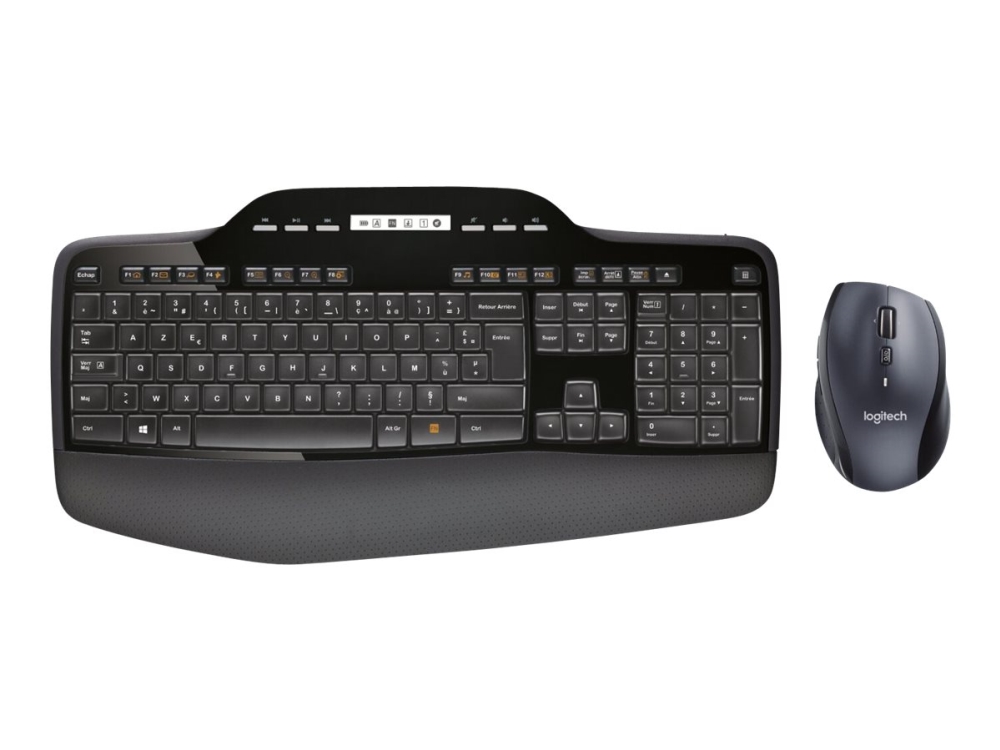 ® | Wireless Desktop Mk710   Tastatur Og Mus Sæt   Trådløs   2.4 Ghz   Nordisk Med æøå fra Logitech