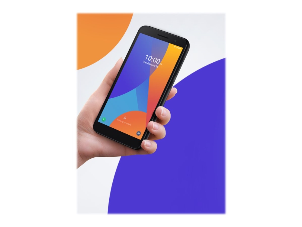 Alcatel 1 (2021)   4g Smartphone   Dual Sim   Ram 1 Gb   Intern Hukommelse 16 Gb   Microsd Slot   5"   960 X 480 Pixels   Rear Camera 5 Mp   Front Ca fra Tct Mobile International
