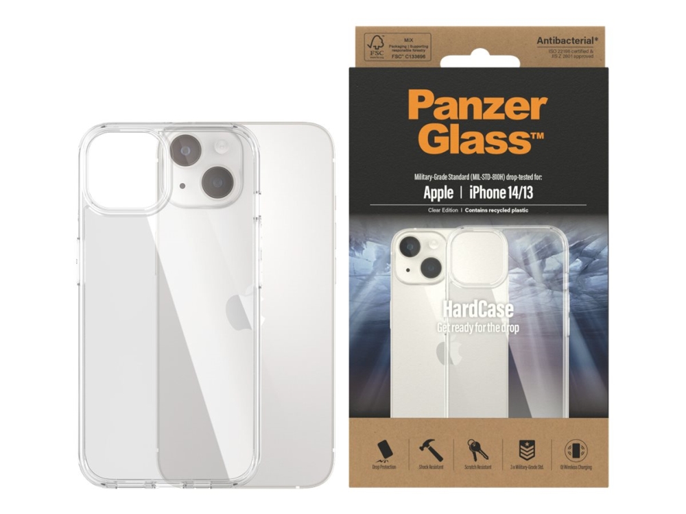 ™ | Hardcase   Bagsidecover Til Mobiltelefon   Gennemsigtigt | Apple Iphone 13 14 fra Panzerglass