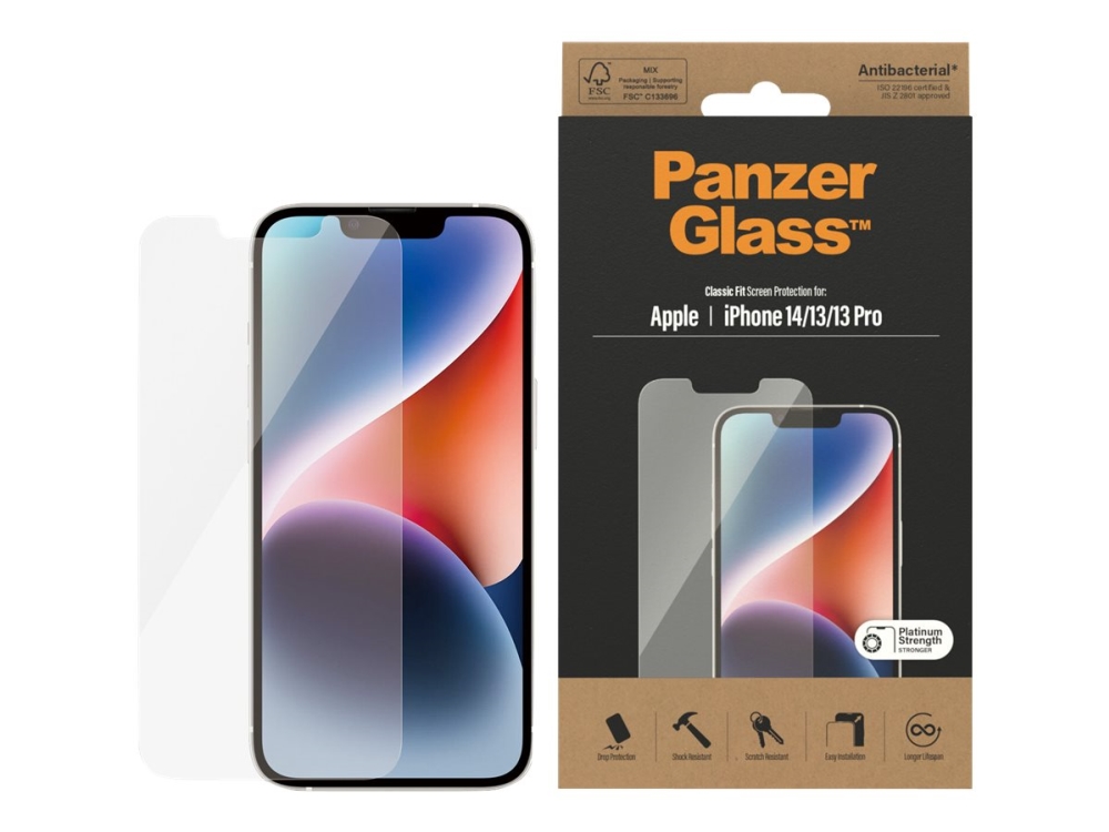 ™ | Skærmbeskyttelse   Classic Fit | Apple Iphone 14 13 13 Pro fra Panzerglass