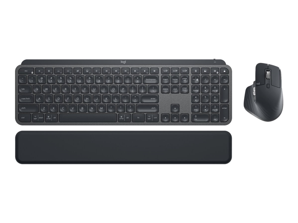 ® | Mx Keys Combo For Business   Tastatur Og Mus Sæt   Bagbelyst   Trådløs   Bluetooth Le   Qwerty   Pan Nordic   Grafit fra Logitech