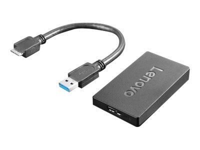 Ekstern Videoadapter   Usb 3.0   Displayport fra Lenovo
