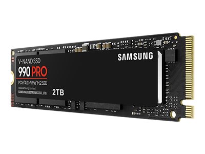 990 Pro Mz V9p2t0bw   Ssd   Krypteret   2 Tb   Intern   M.2 2280   Pcie 4.0 X4 (nvme)   256 Bit Aes   Tcg Opal Encryption 2.0 fra Samsung