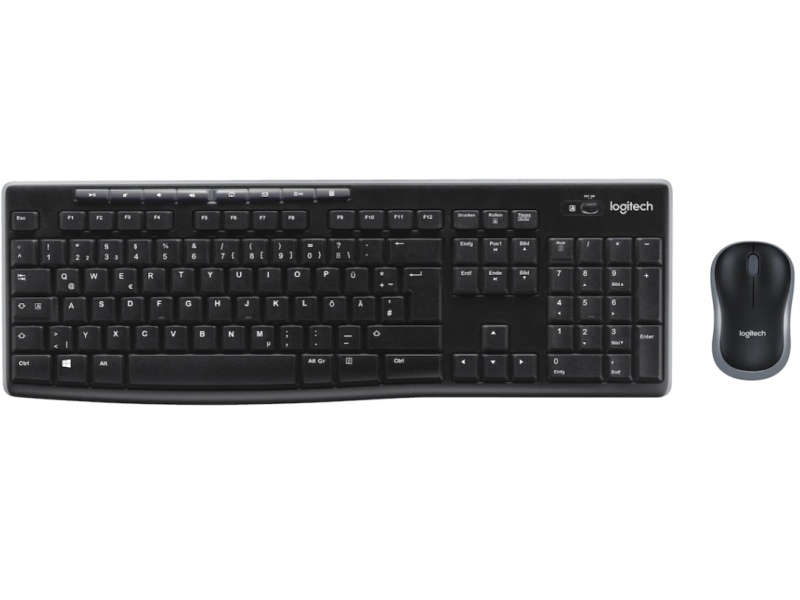 ® | Mk270 Wireless Combo   Tastatur Og Mus Sæt   Trådløs   2.4 Ghz   Nordisk fra Logitech