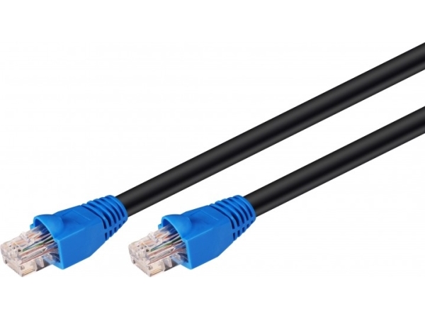 Cat6   Utp   50m   Awg 24   Rj 45   Udendørs   Sort fra Goobay