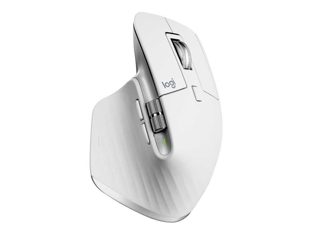 Mx Master 3s (for Mac) Mus Laser 7 Knapper Trådløs Bluetooth, 2.4 Ghz Bolt Modtager Pale Grey fra Logitech