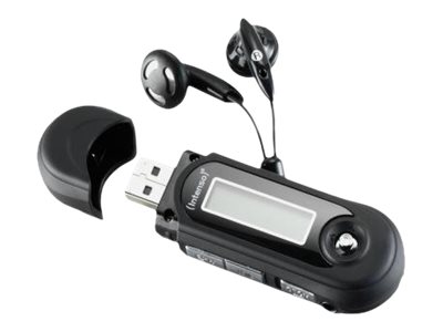 Music Walker   Digital Afspiller   16 Gb   Sort fra Intenso